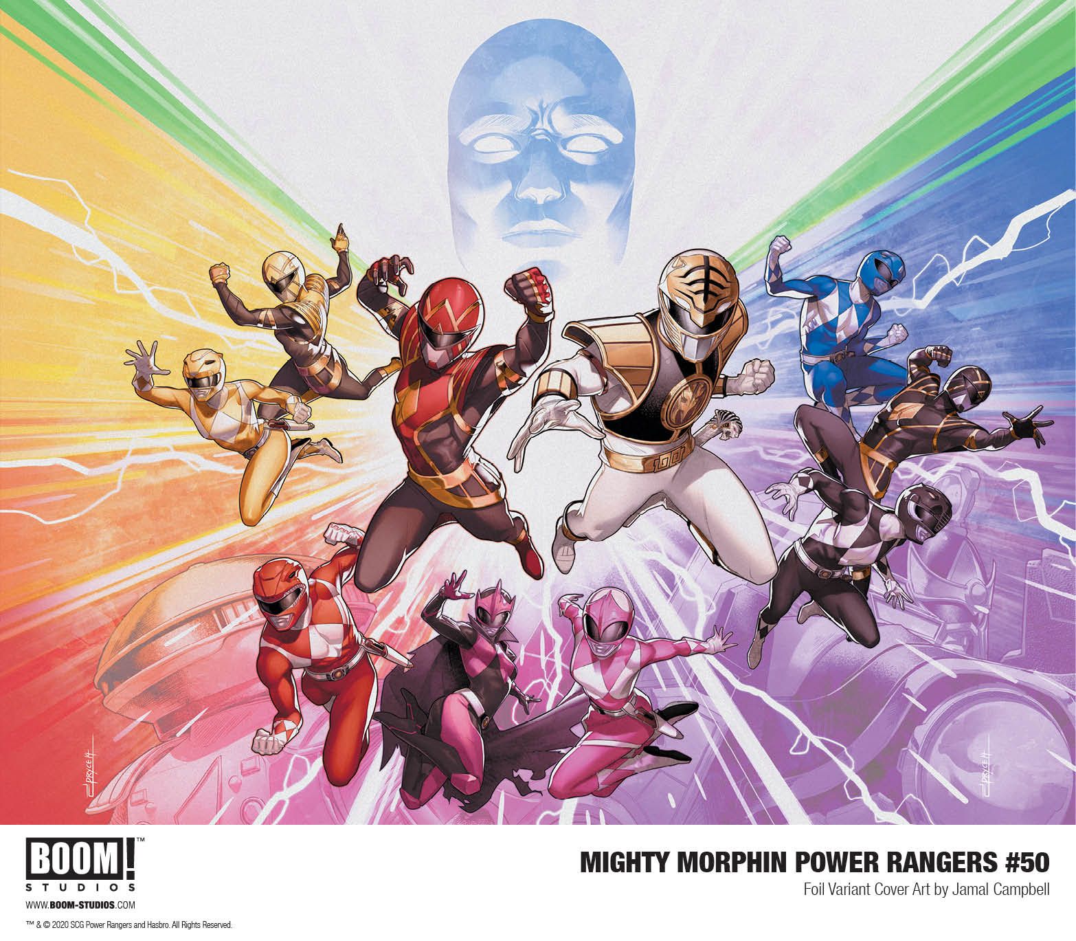 The Mighty Morphin Power Rangers Face The Anointed in 50 Preview