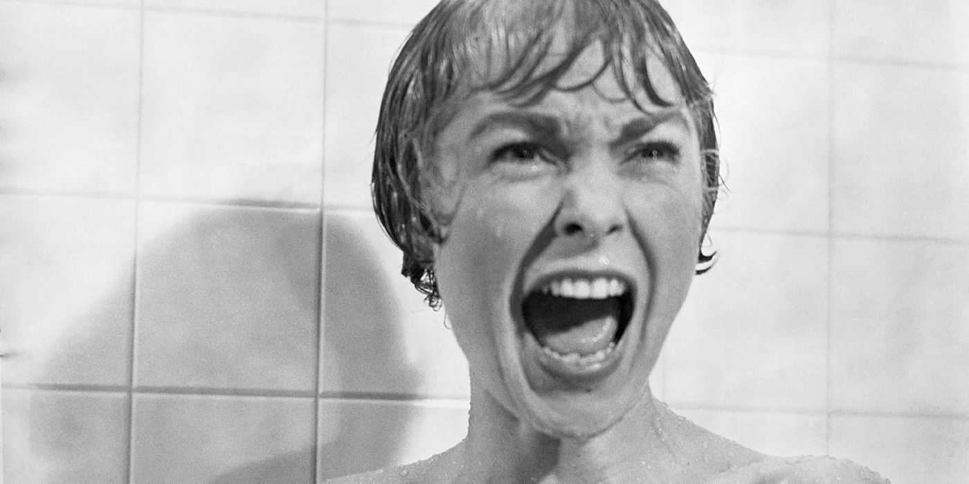 The famous Shower scene in Psycho.