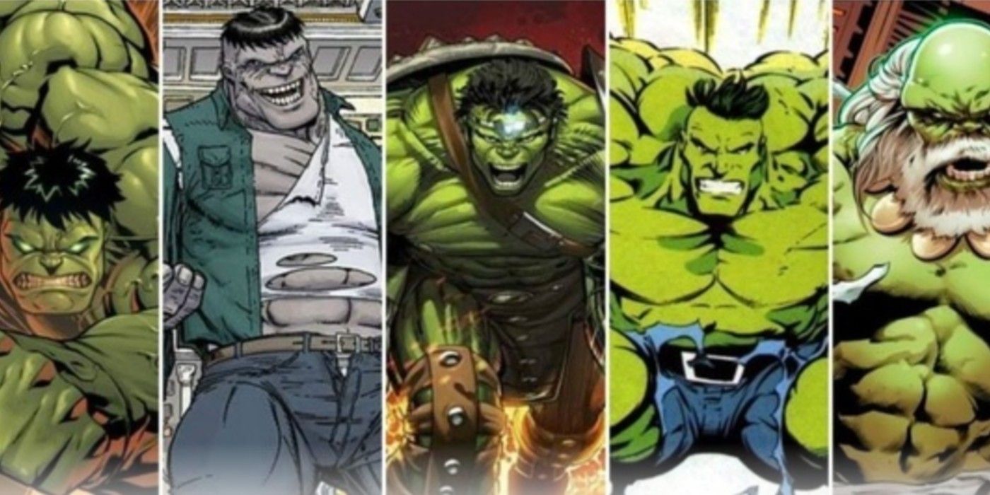 The Many Different Versions Of The Hulk