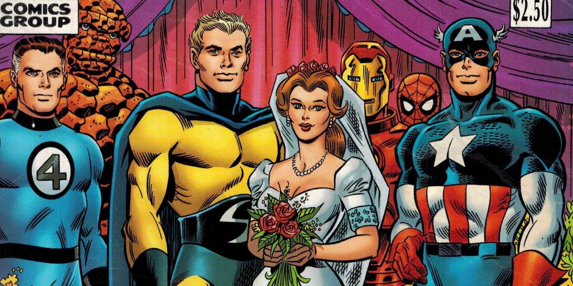 Captain American, Spider-Man Iron Man and other Marvel heroes gather for the Sentry's wedding