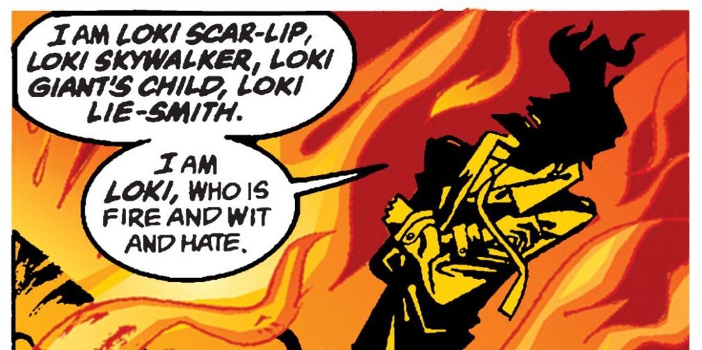 Loki as he appears in The Sandman