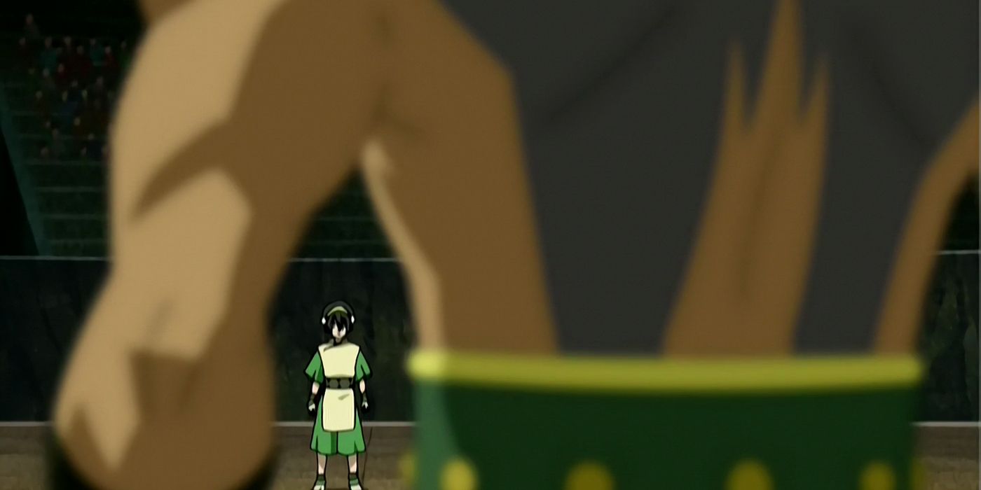 Toph's fight with the earth rumble six
