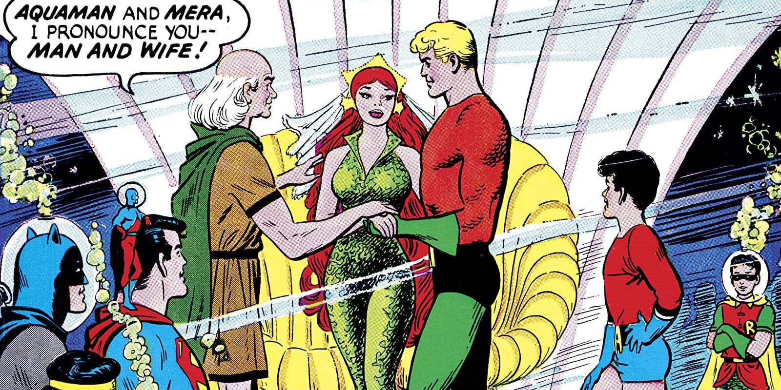 Aquaman marries Mera in DC Comics