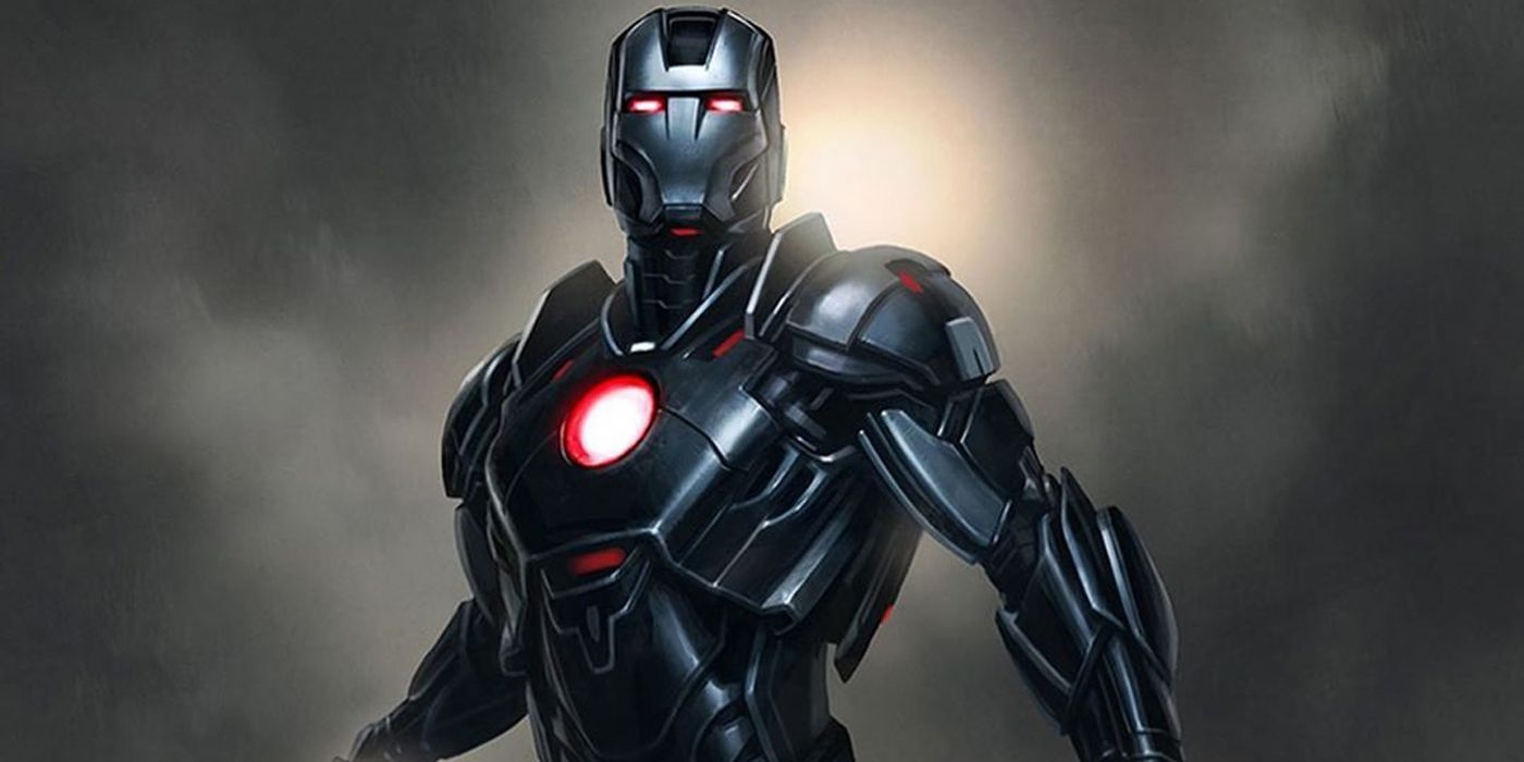 Iron Man 3 Concept Art Gives The Mark Xvi Armor A Striking Jet Black Finish