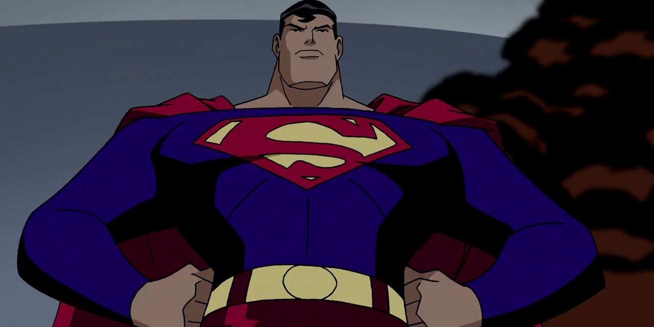 screenshot of superman the animated series