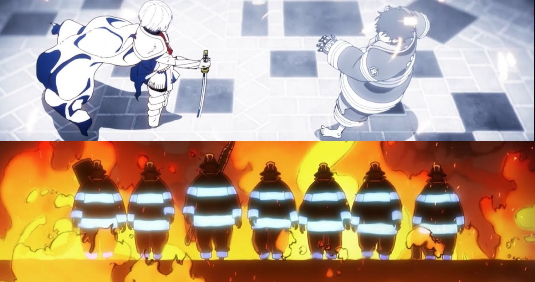 Fire Force Shinra vs Sho