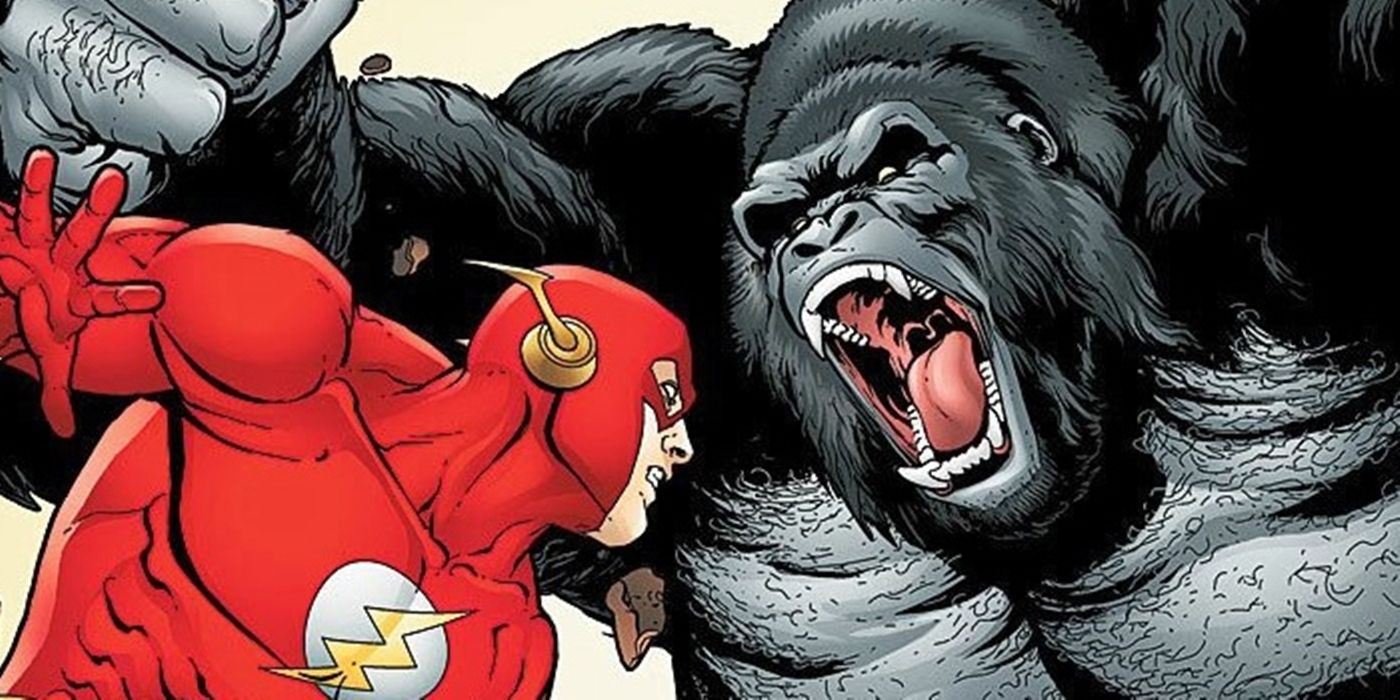Flash and Gorilla Grodd