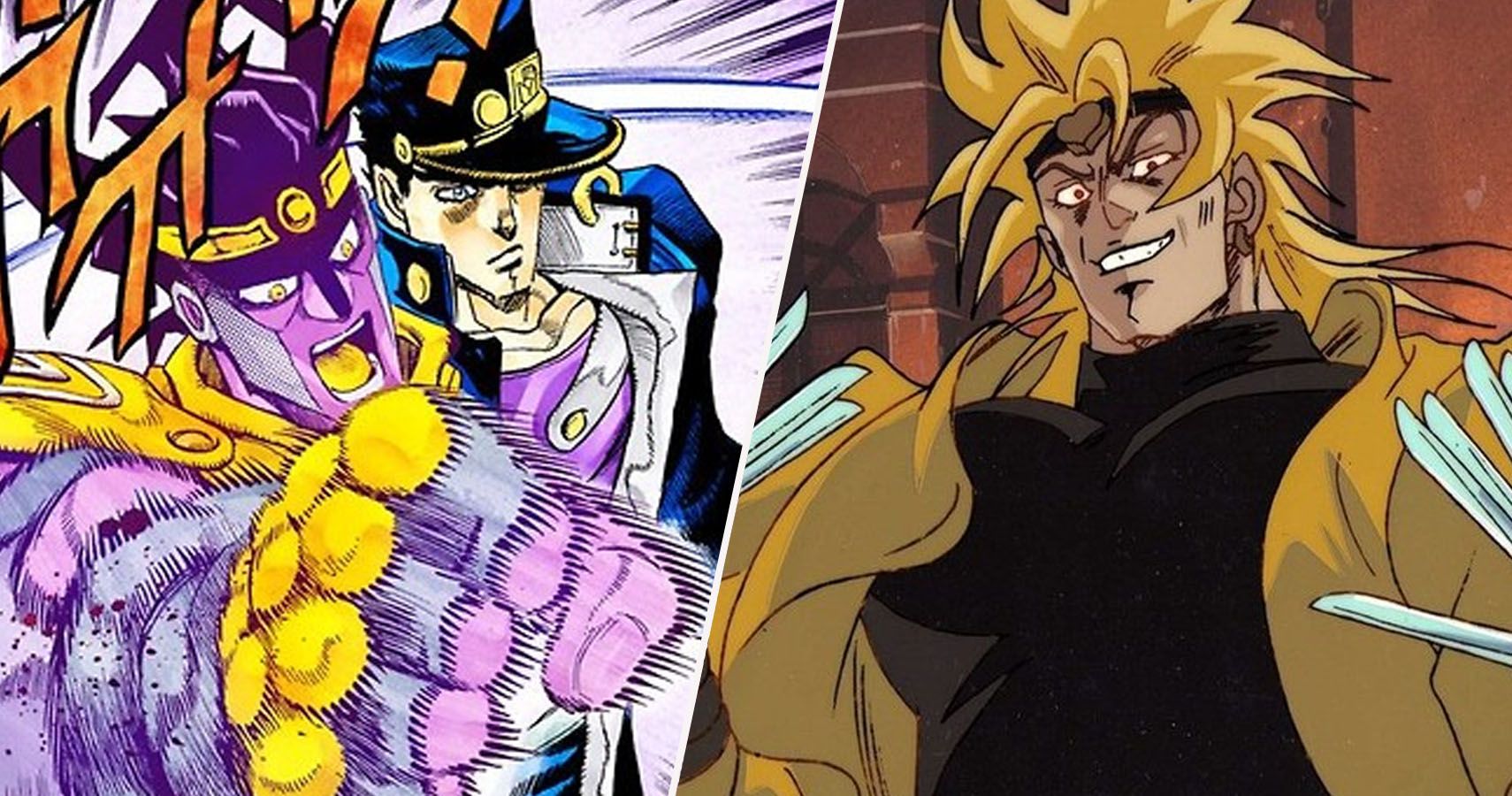 Jotaro Kujo and Star Platinum / Diamond is Unbreakable