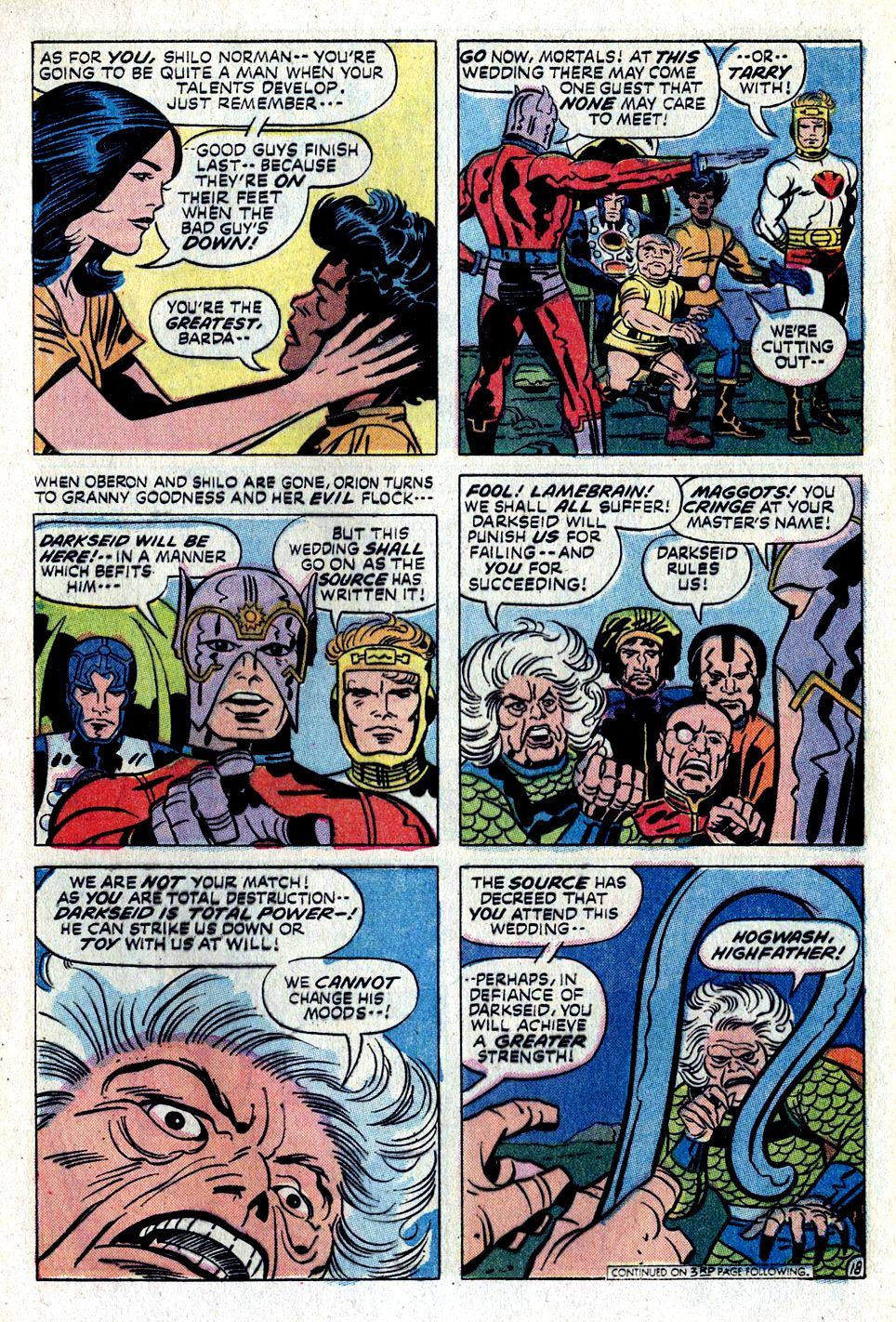 Jack Kirby's Fourth World Came to a Close With a Notable Wedding