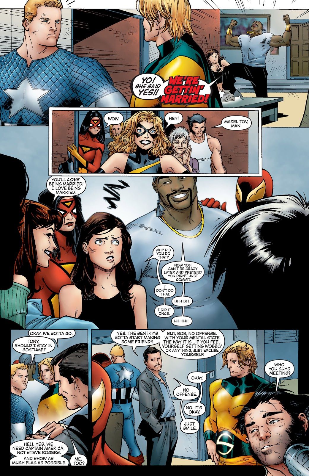 The New Super-Adaptoid Can't Stop Luke Cage and Jessica Jones' Wedding