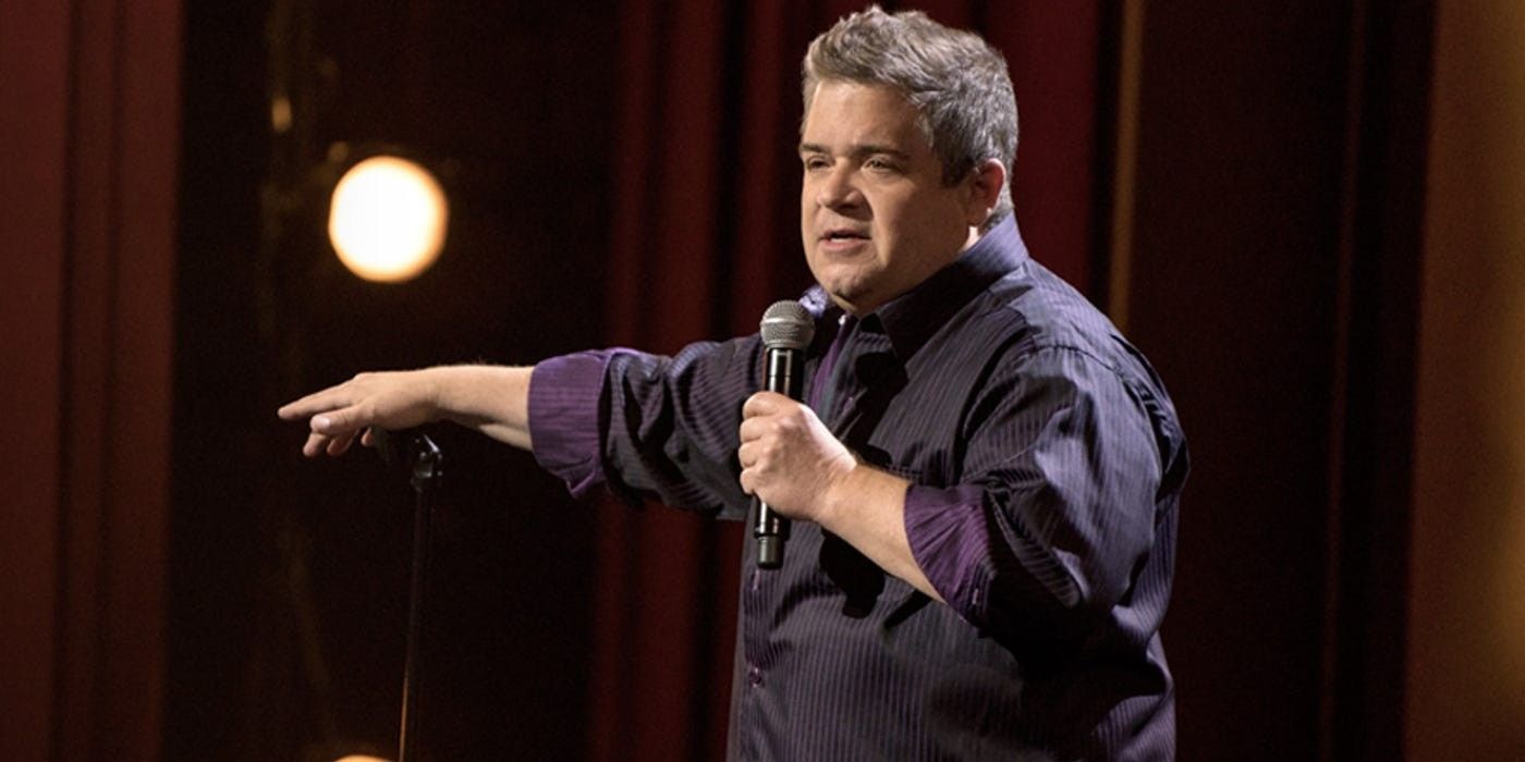 Patton Oswalt doing stand-up
