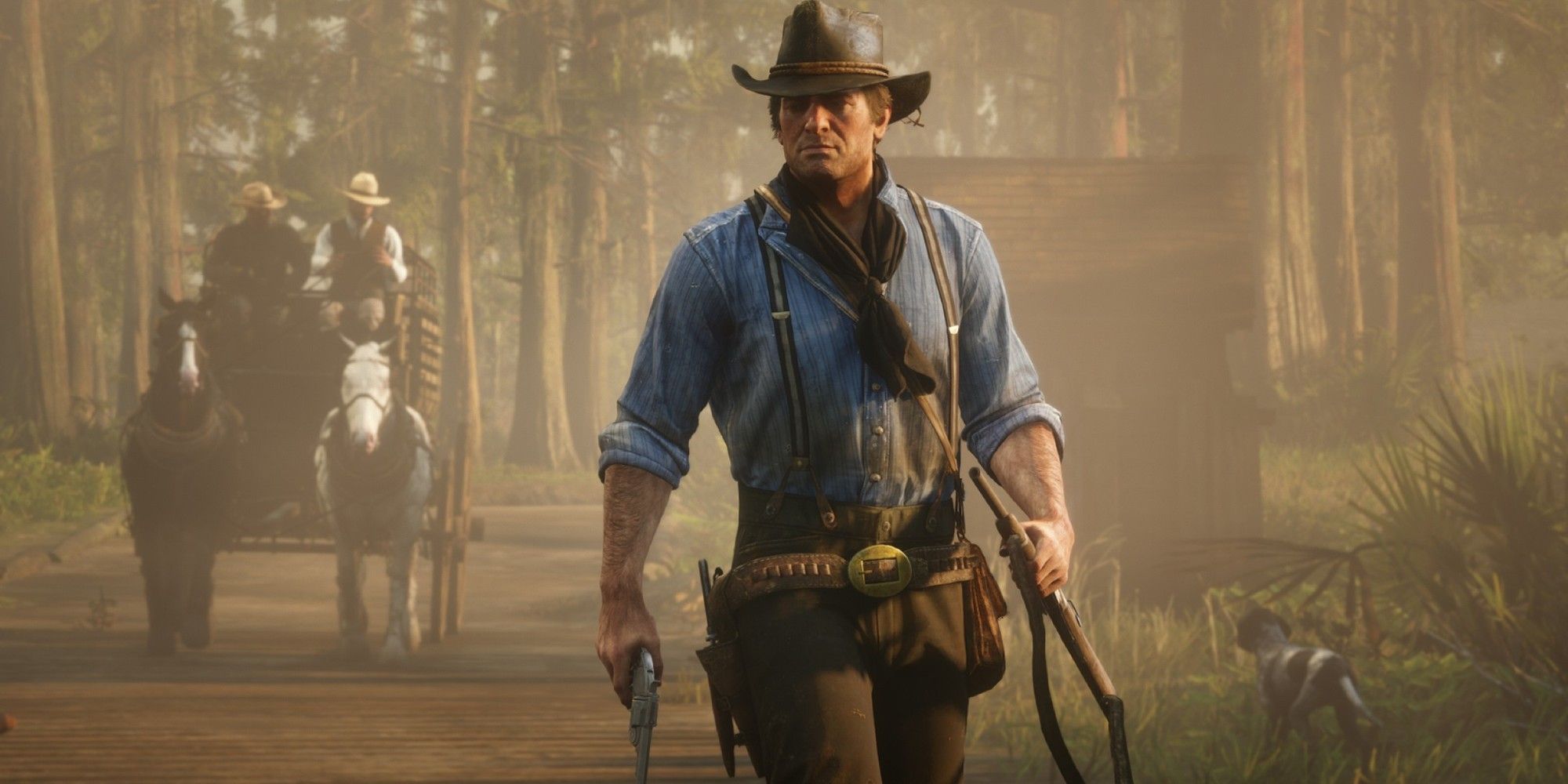Arthur Morgan in Red Dead Redemption 2 game