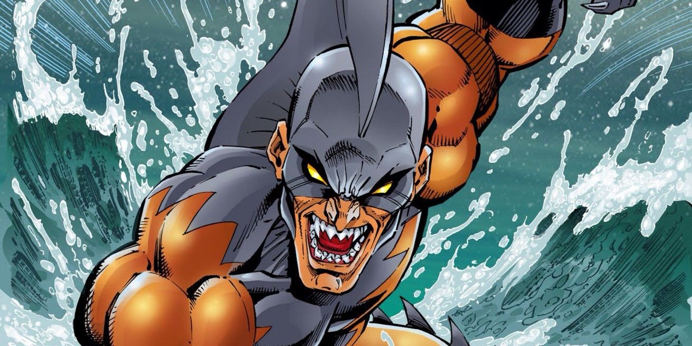 Tiger Shark bares his teeth in Marvel Comics.