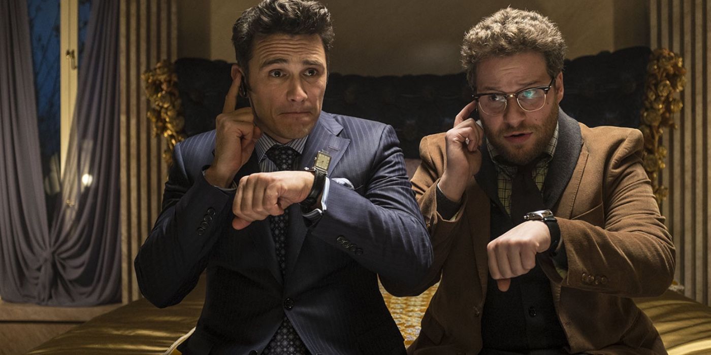 James Franco and Seth Rogan in The Interview.
