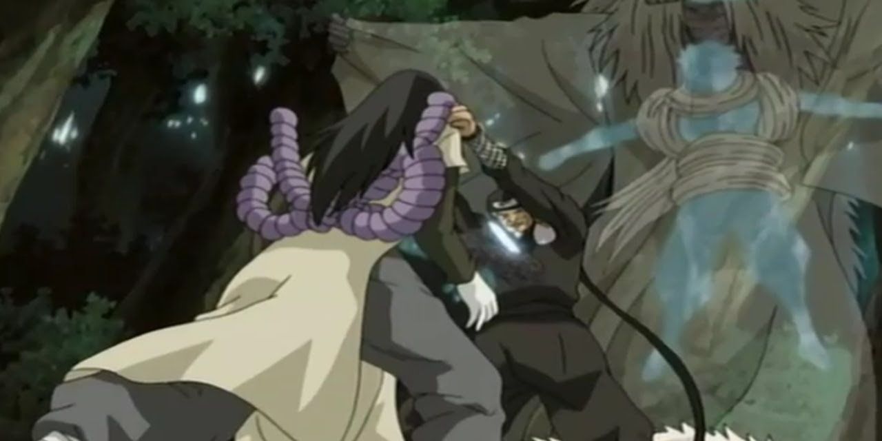 Orochimaru versus Hiruzen Sarutobi using Reaper Death Deal