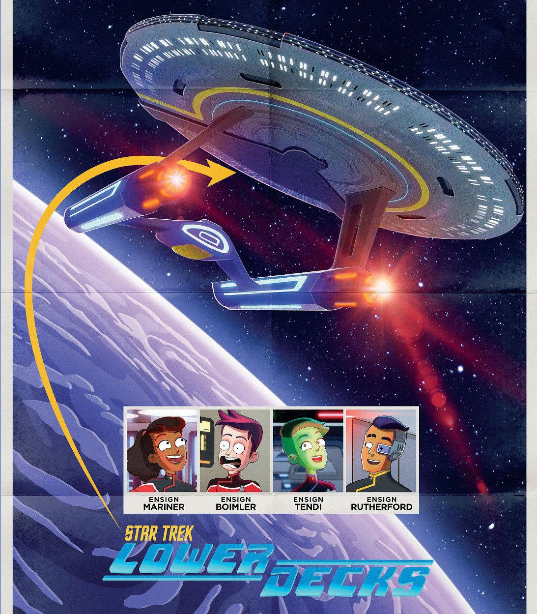 1093 Star Trek Lower Decks teaser art