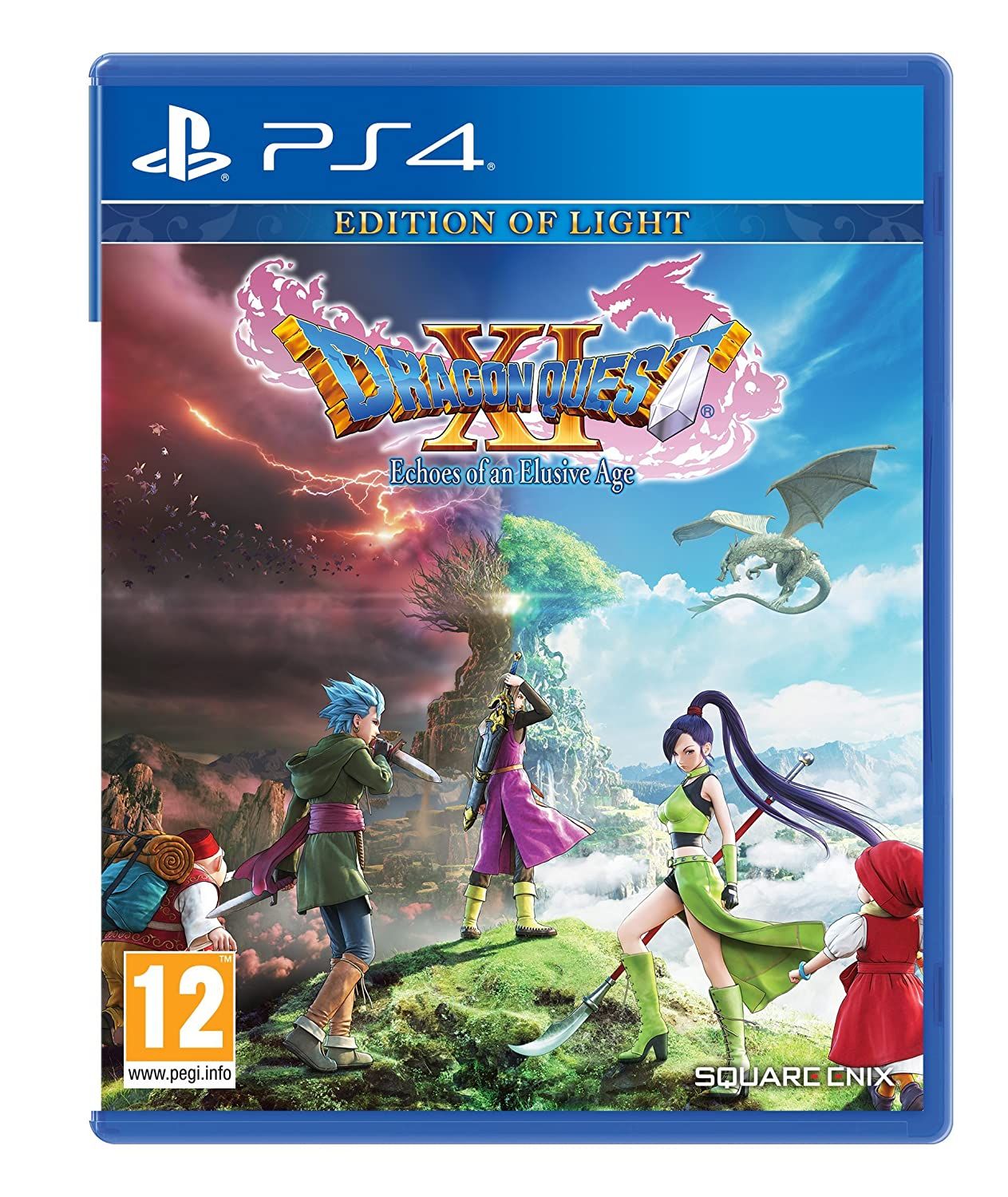 The official box art for Dragon Quest XI on PlayStation 4