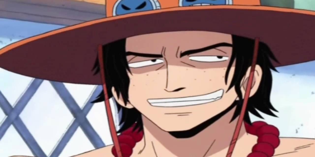 ace smiling in one piece