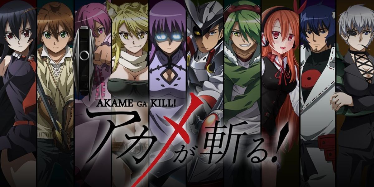 The cast of Akame ga Kill!