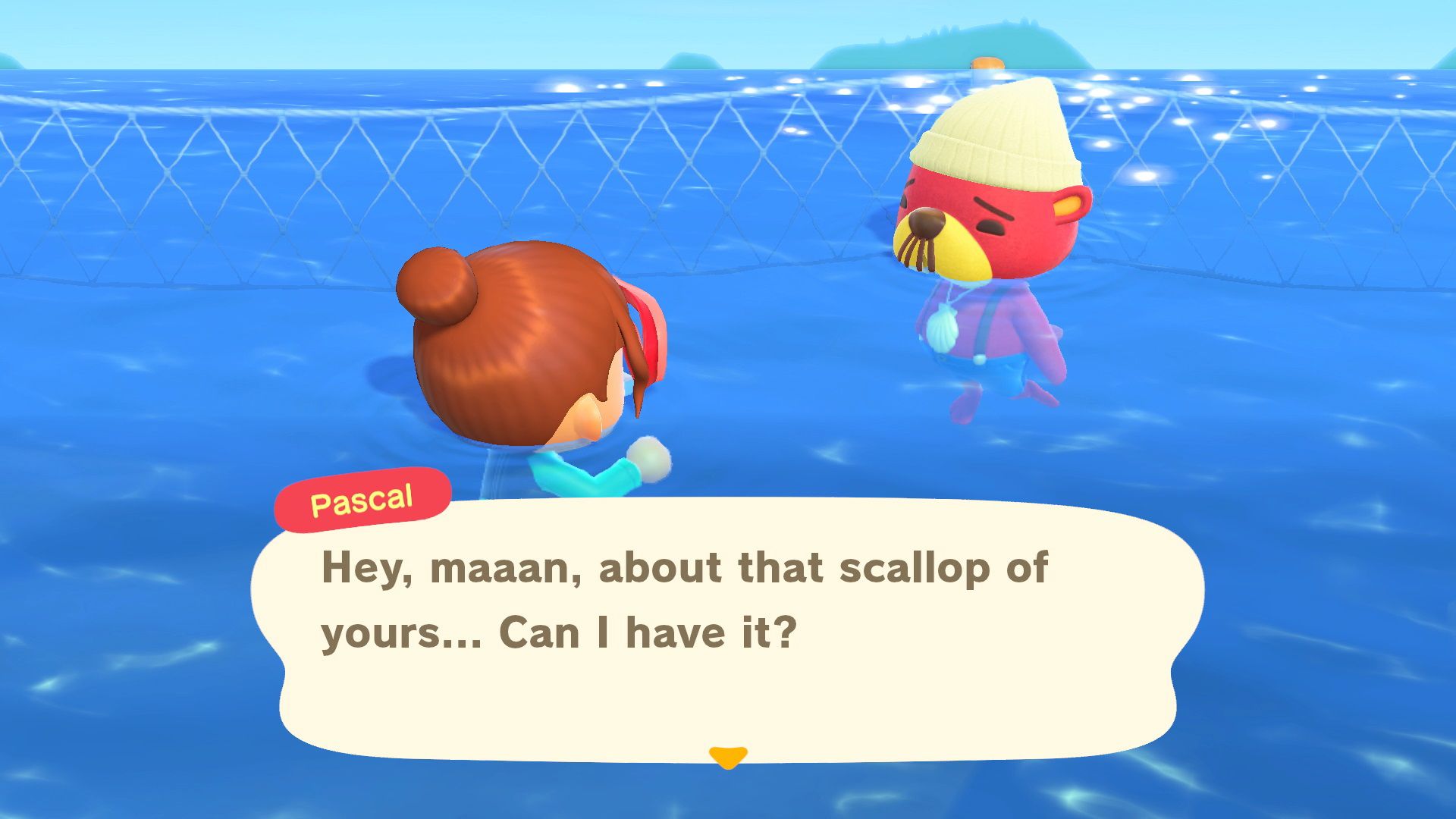 Animal Crossing How to Get Mermaid DIYs From Pascal