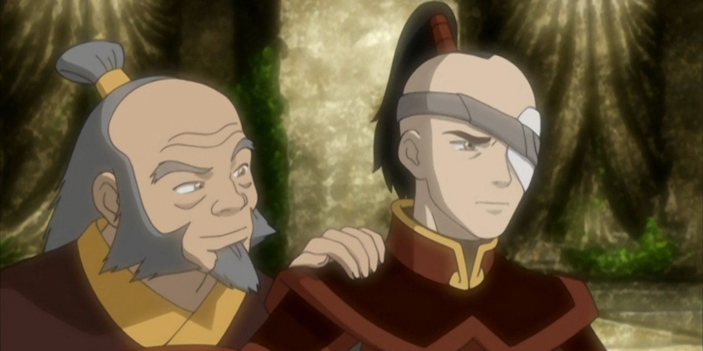Uncle Iroh in Avatar with Zuko