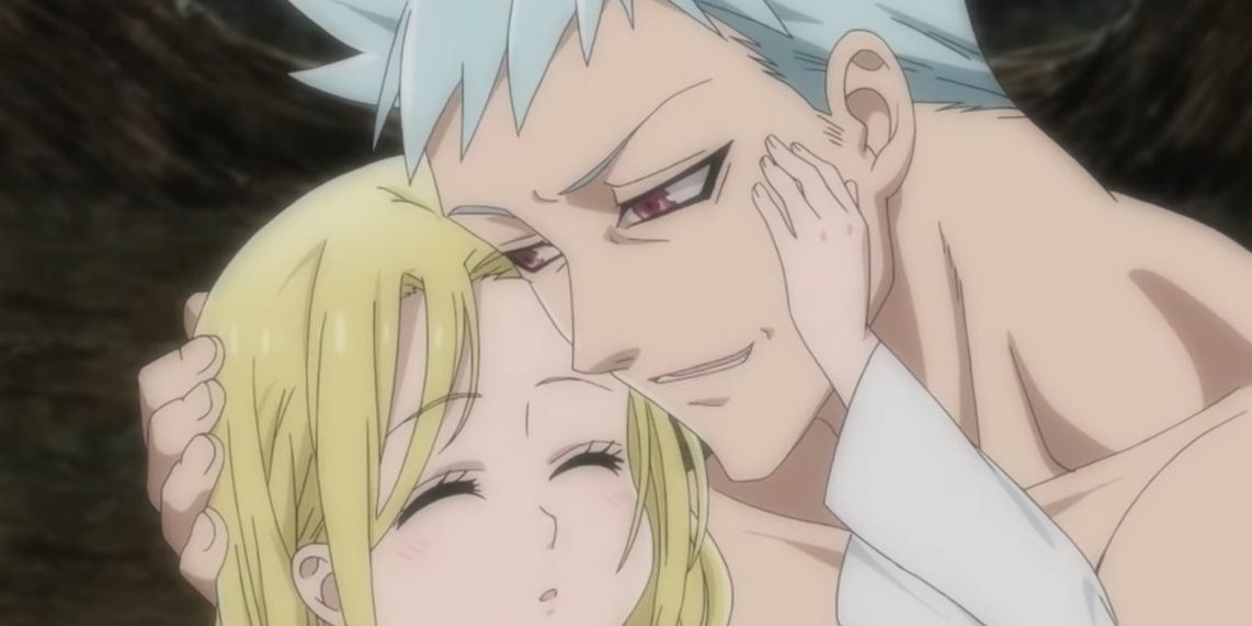 Ban and Elaine in The Seven Deadly Sins.
