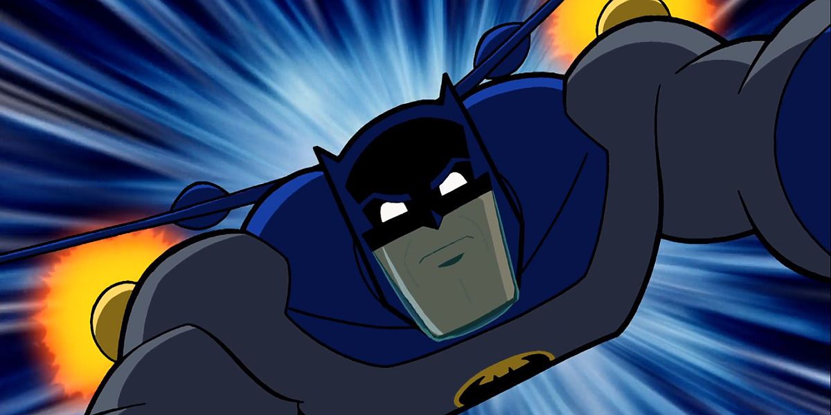 Batman flies on The Brave and the Bold