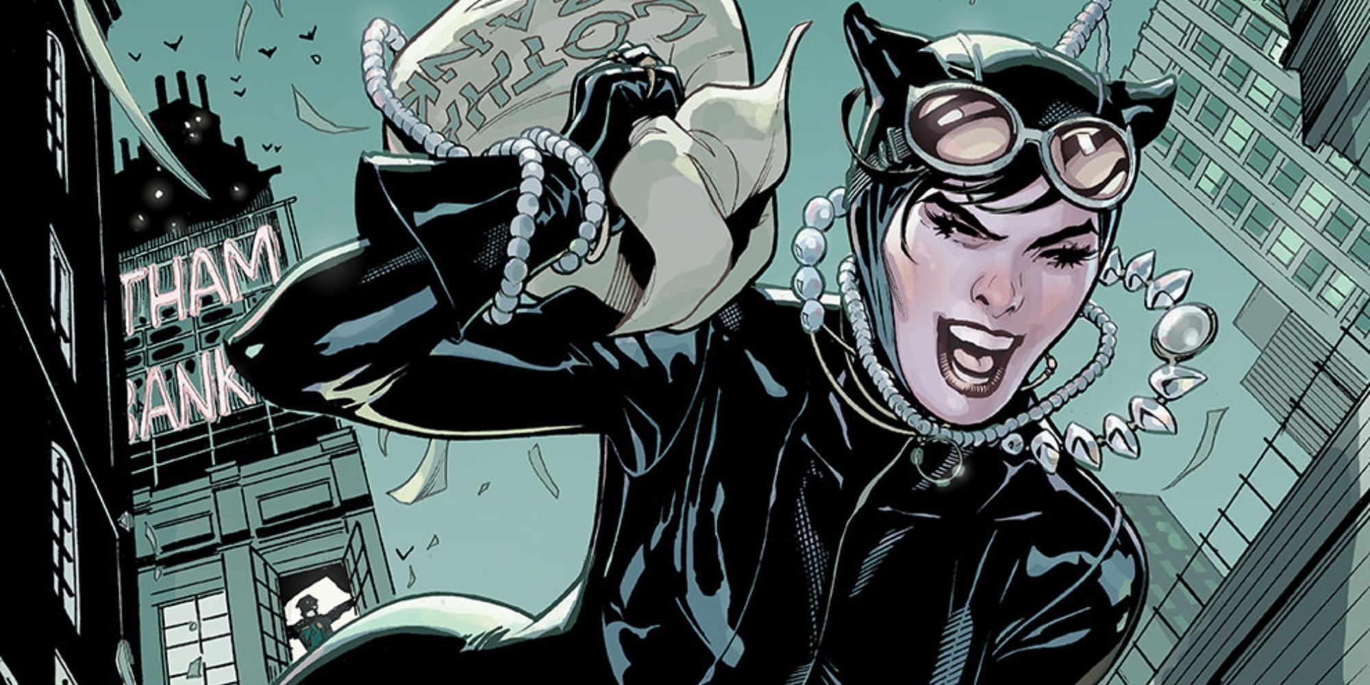Catwoman stealing