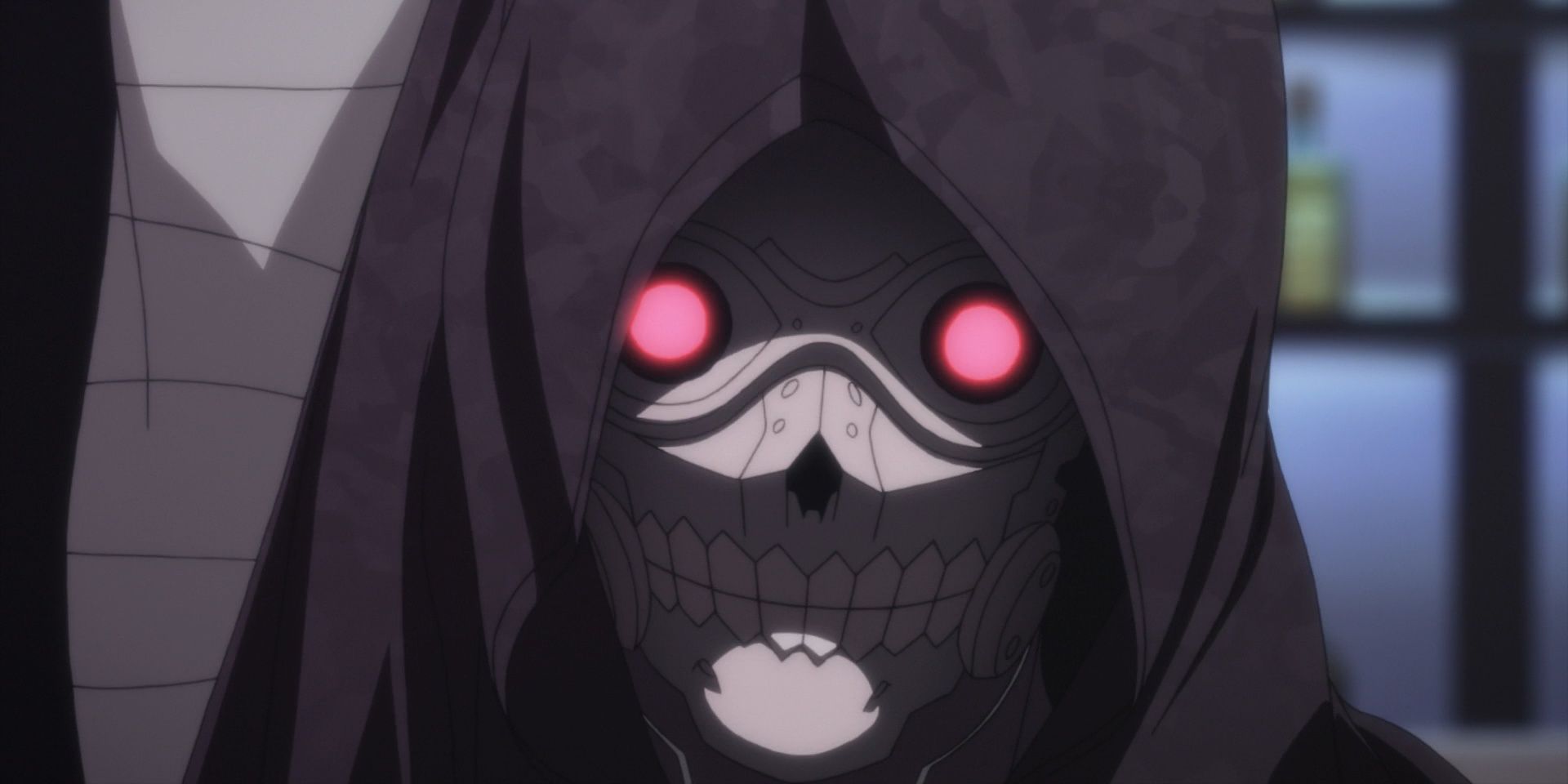 Death Gun looking menacing in Sword Art Online.