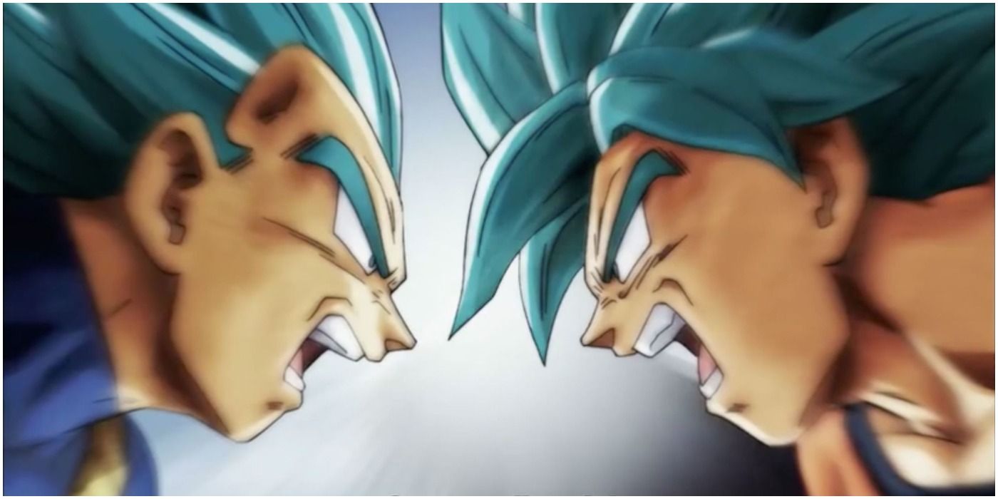 Watch Super Saiyan Blue Goku and Vegeta tear it up in Dragon Ball