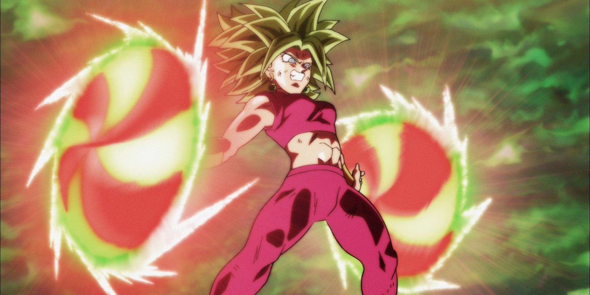 Anime Dragon Ball Super Kefla Energy Attack