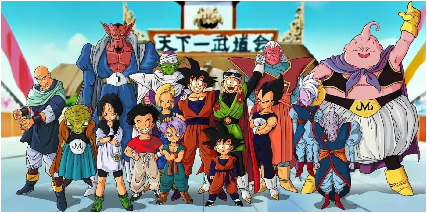 Dragon Ball Z Cast of Characters Wallpaper