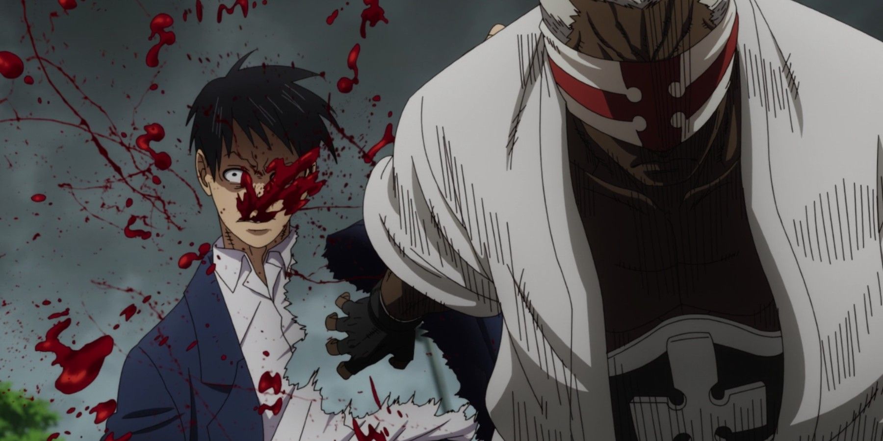 Charon effortlessly kills Sancho in Fire Force.