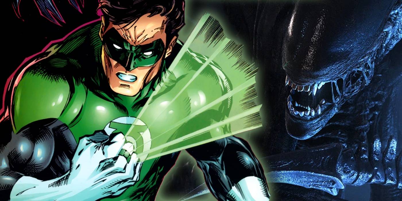 Green lantern vs aliens