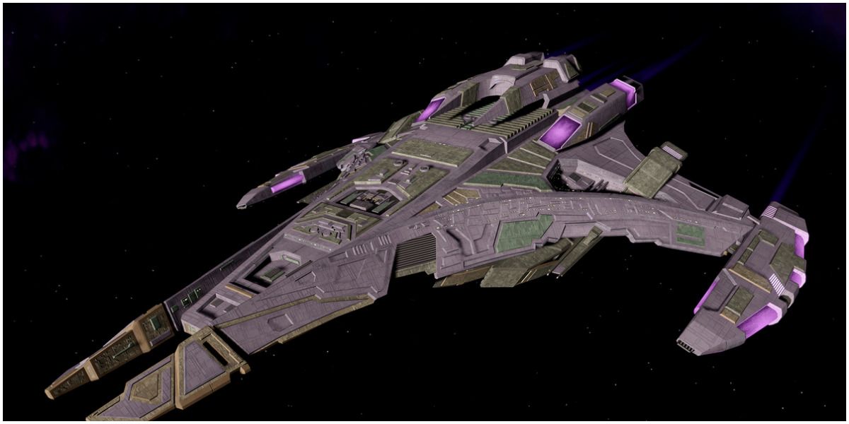 The Jem'Hadar Battleship from Star Trek