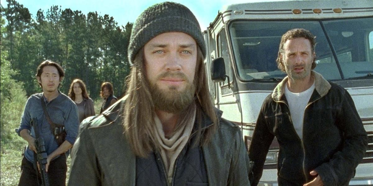 Jesus, Rick, Glen, Maggie and Daryl in The Walking Dead