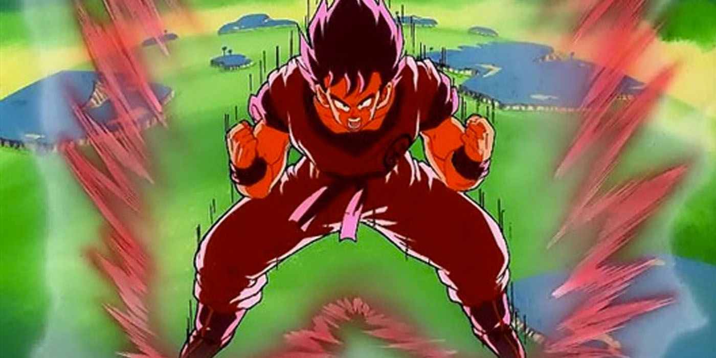Goku uses the Kaio-Ken Attack on Namek in Dragon Ball Z