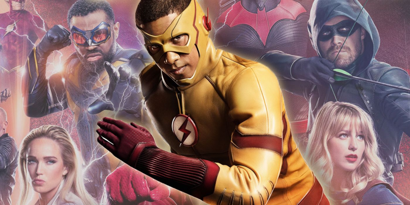 kid flash in a crisis poster