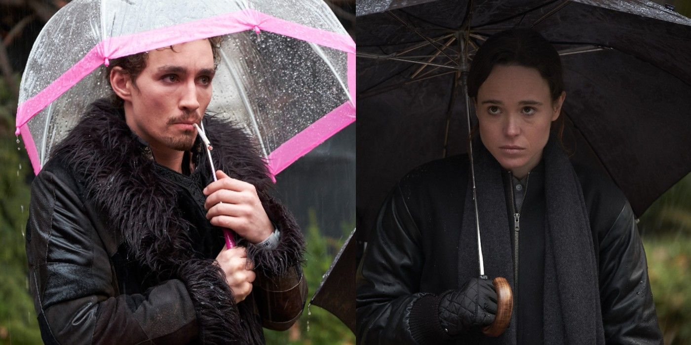 Klaus and Vanya in The Umbrella Academy Season 1