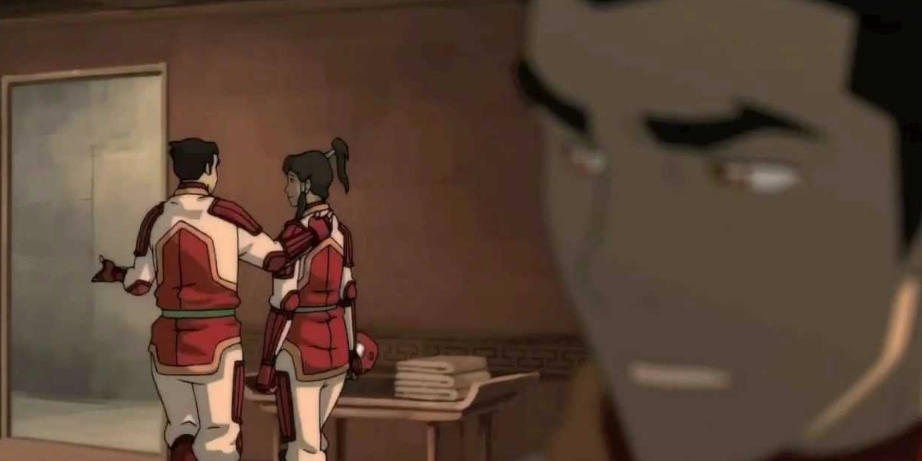 Korra And Bolin In The Pro Bending Gym