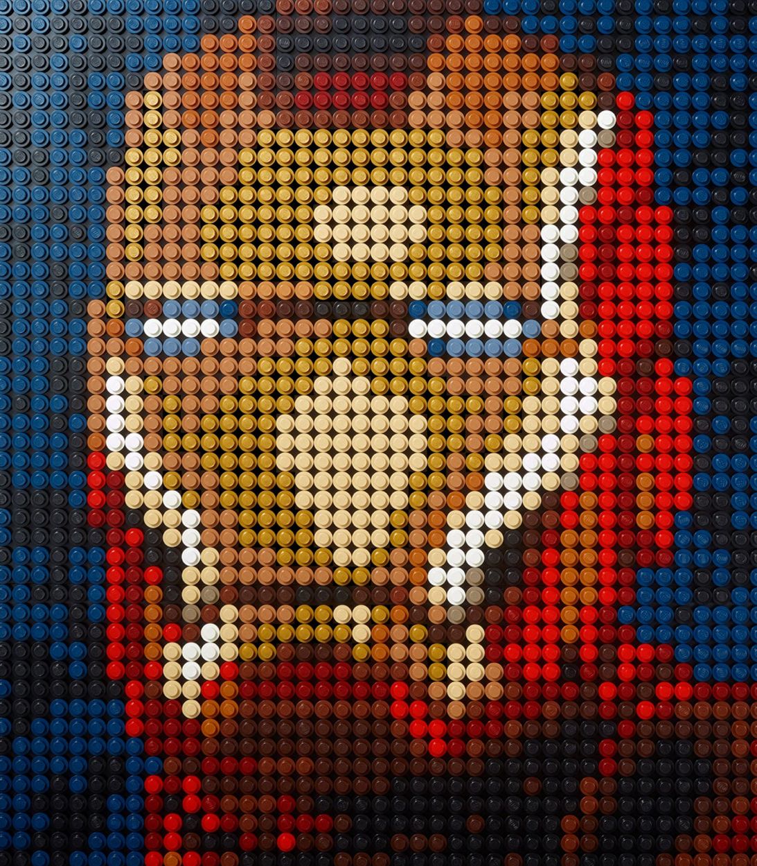 LEGO Art Iron Man Close up
