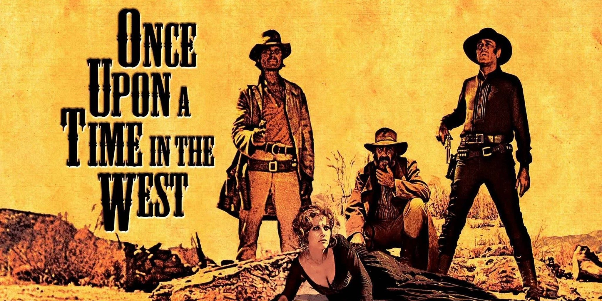 A poster of Sergio Leone's Once upon a time in the west