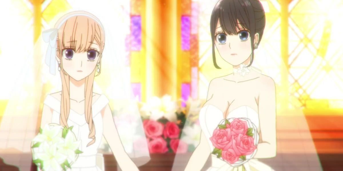 Two brides in Love and Lies.