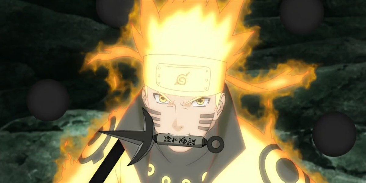Naruto With His Truth-Seeking Orbs Prepared To Fight Madara