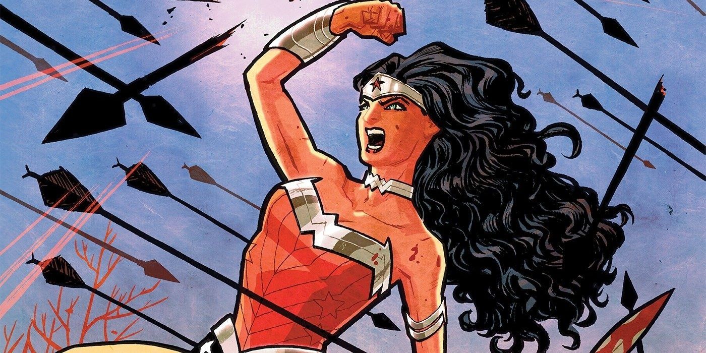 New 52 Wonder Woman blocking arrows