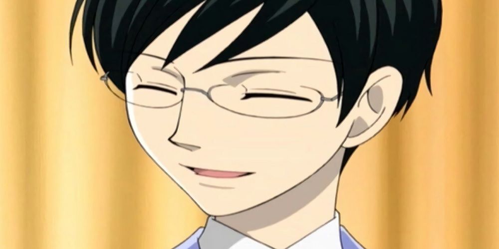 kyoya smiling from ouran