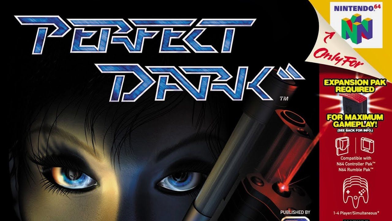 Perfect Dark game case