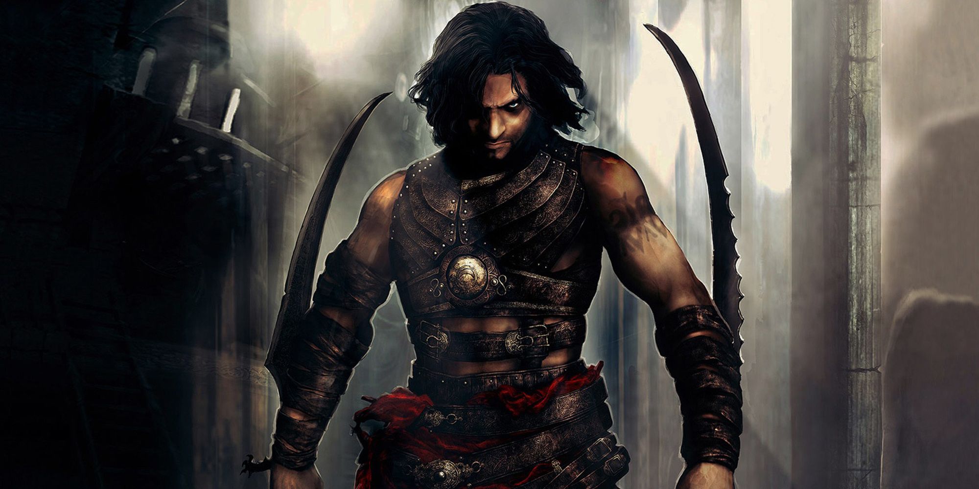 Prince Of Persia Warrior Within Cropped Cover Art Prince Holding Two Swords Backhanded