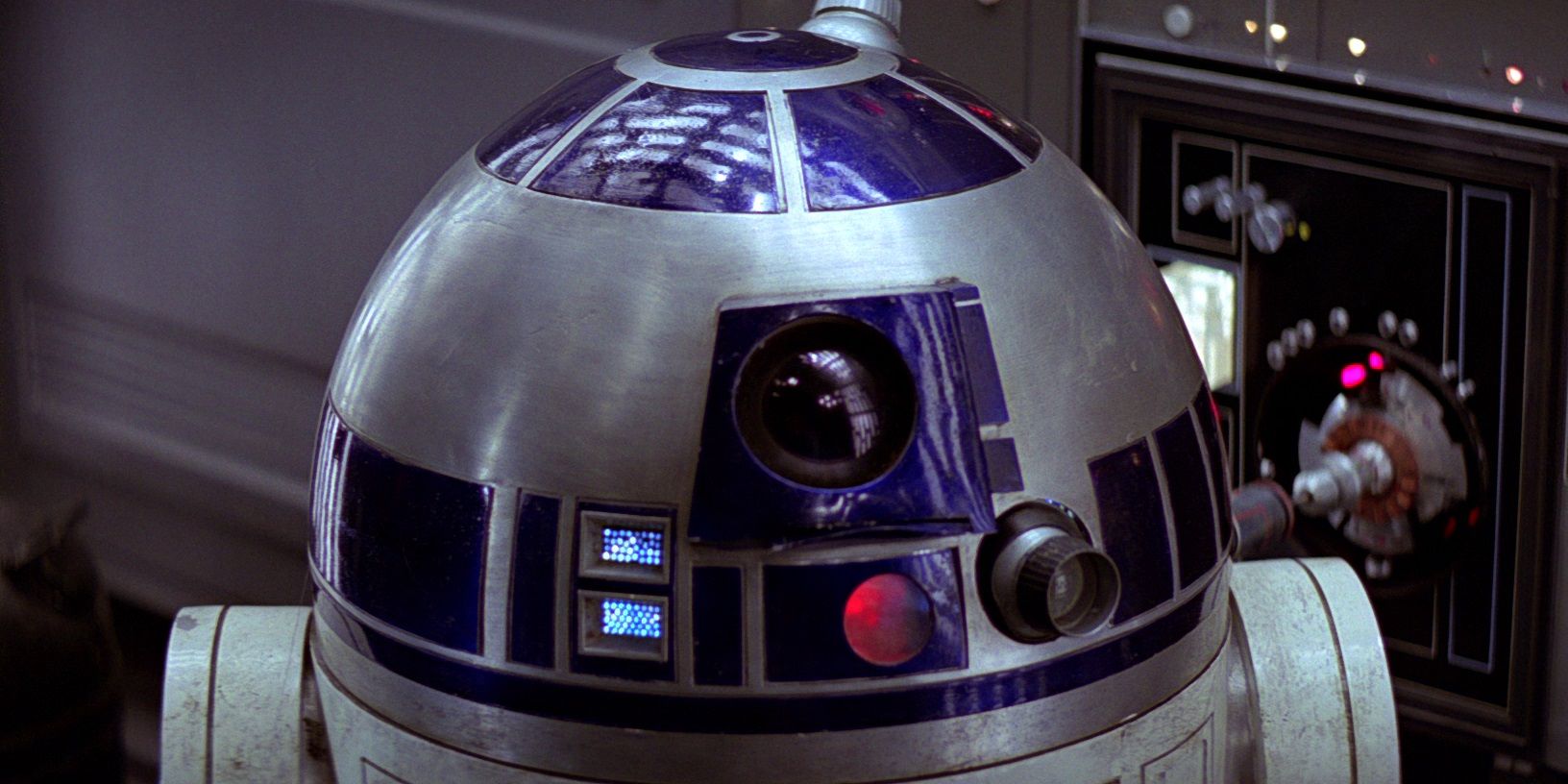 R2D2 on the Death Star in Star Wars a New Hope