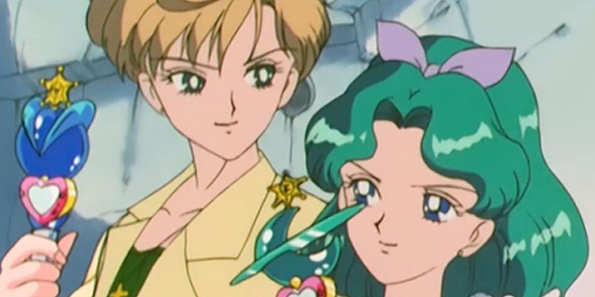 Sailor Uranus and Sailor Neptune from Sailor Moon S